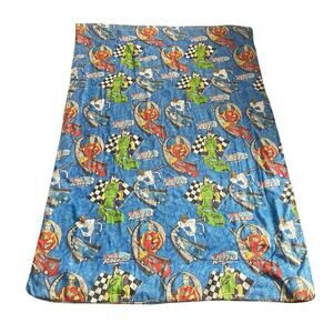 Nascar Racers Comforter Twin Car Racing 2 USA Dan River 90’s Vintage 58x86in